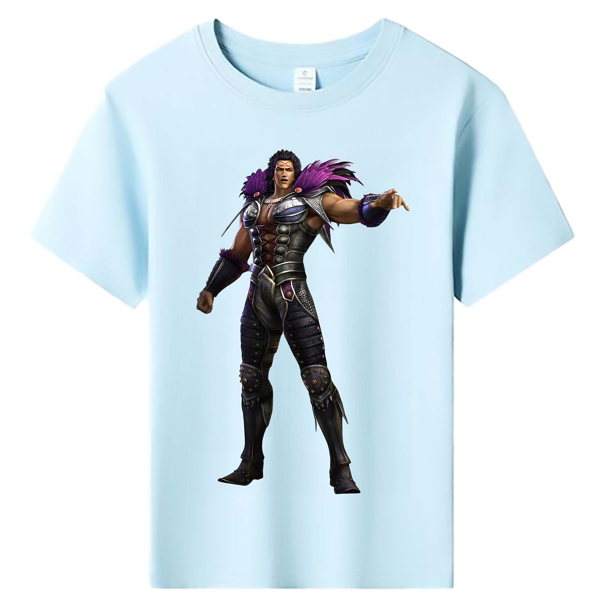 （画像用） 北斗の拳 Fist of the North Star 綿100％キッズTシャツ（フロントプリント）